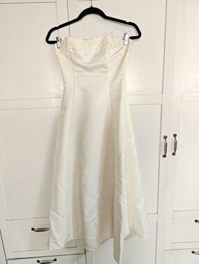 Vtg Scott McClintock Millennium 2000 Wedding Gown Sz 4 Ivory *Needs Cleaned Euc